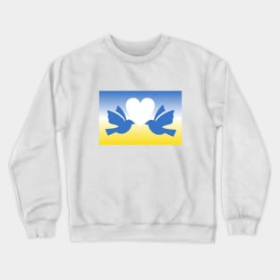 Ukraine Doves Peace Crewneck Sweatshirt